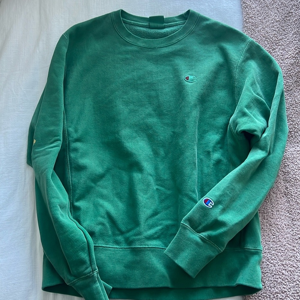 Green Champion crew neck